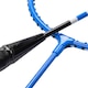 Set badminton Sofia CONCEPT®, 2 Rachete, 6 Fluturasi din Pene, Aluminium, Husa Transport, Blue/Black