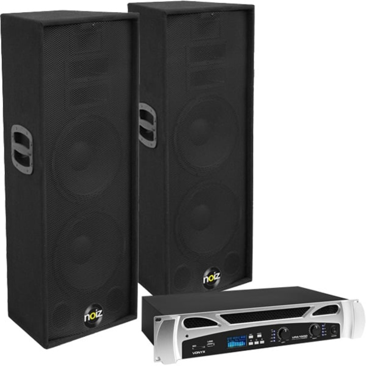Озвучителна система 1000W Voice Box с bluetooth усилвател