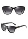 Ochelari de Soare pentru Femei - Techsuit (A572) - Black / Gradient Gray
