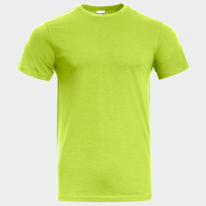 Тениска Stenso Naos светло зелен, памук, L