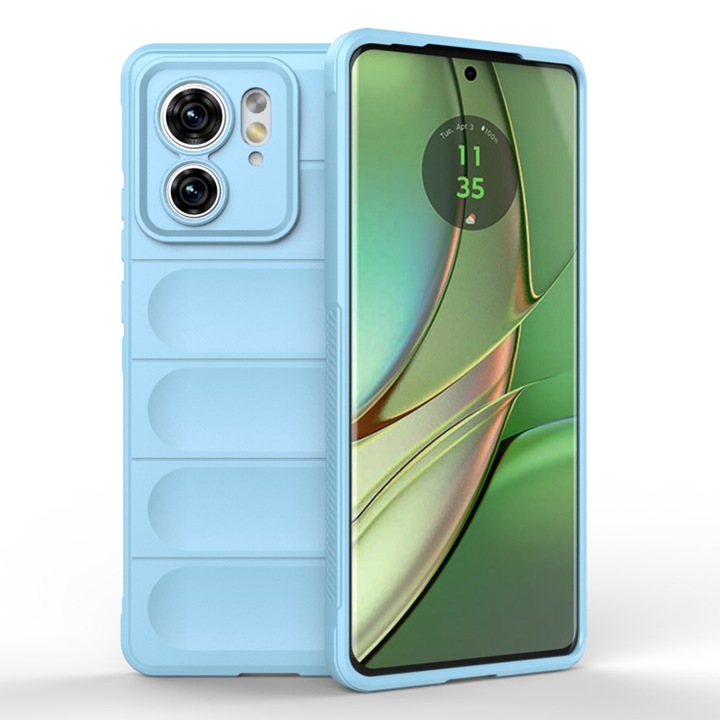 Motorola Edge 40/Edge 2023, P287, poliuretán, kék burkolat