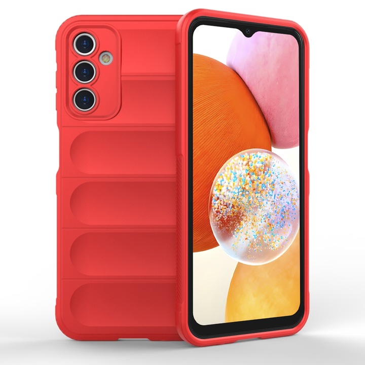 Samsung Galaxy A14 4G/A14 5G, P260 tok, poliuretán, piros