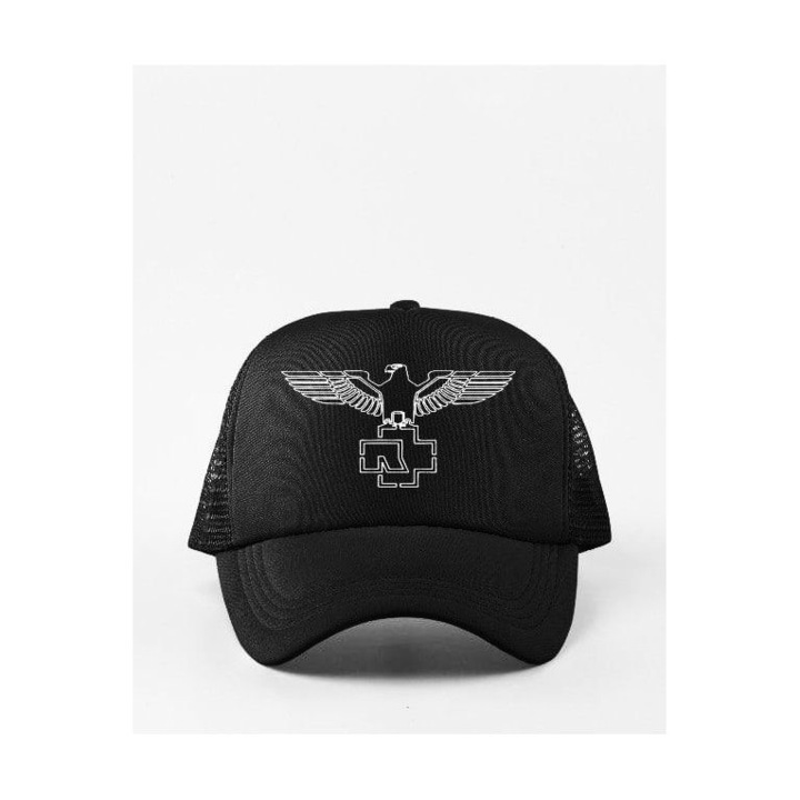 Rammstein sas logó férfi baseball sapka - fekete-fekete