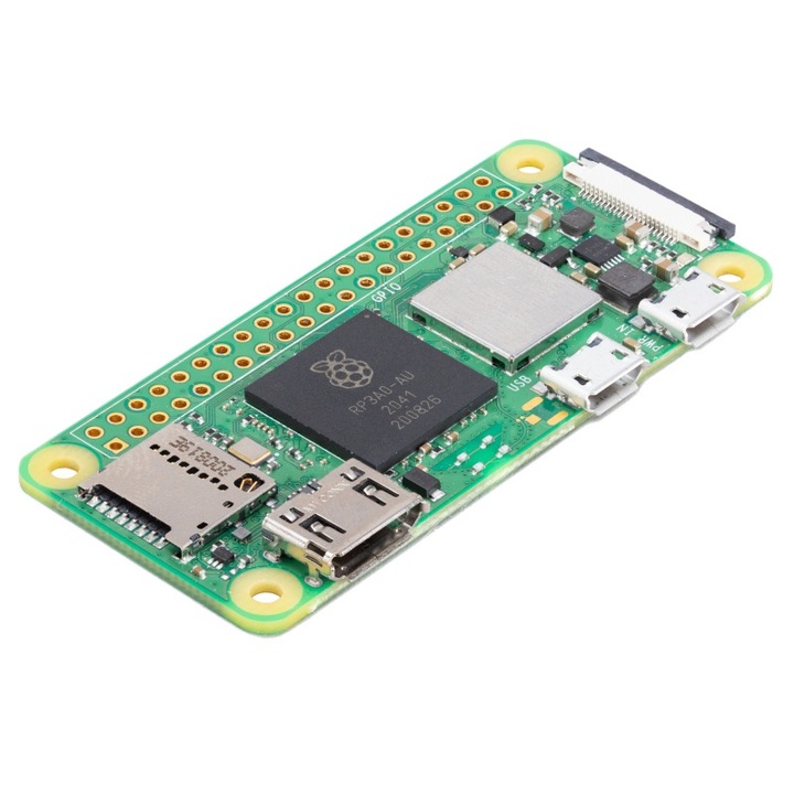 Placa de baza Raspberry Pi Zero 2 W, 512MB SDRAM, Bluetooth 4.2, 65x30mm