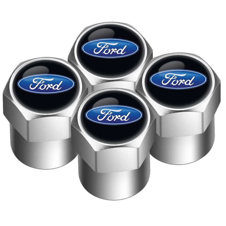 Ford focus Fiesta EcoSport ESCORT Silver autóhoz 4 db alumínium szelepfedél készlet