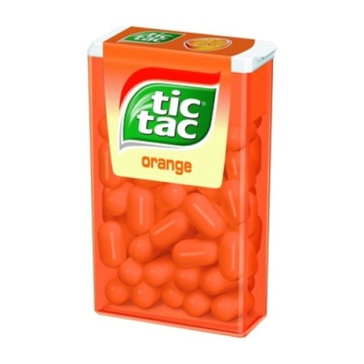 Drajeuri, Tic Tac, Aroma de portocale, 12x 18 g