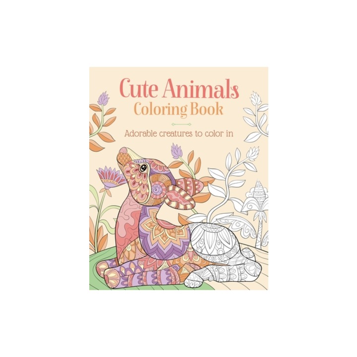 Cute Animals Coloring Book Adorable Creatures to Color in, Tansy Willow