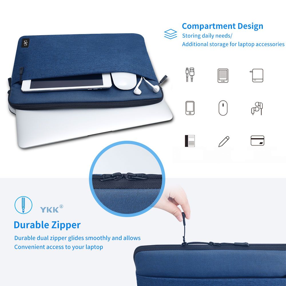 Husa laptop Seine Scene Sleeve Valence 14", blue