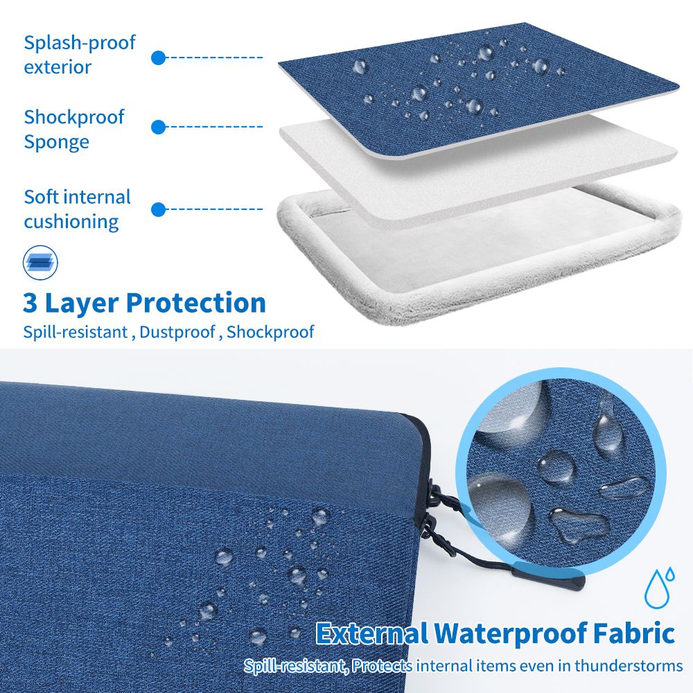 Husa laptop Seine Scene Sleeve Valence 14", blue