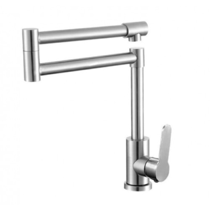 360 fokban forgatható, egykaros konyhai csaptelep 65-ös modell