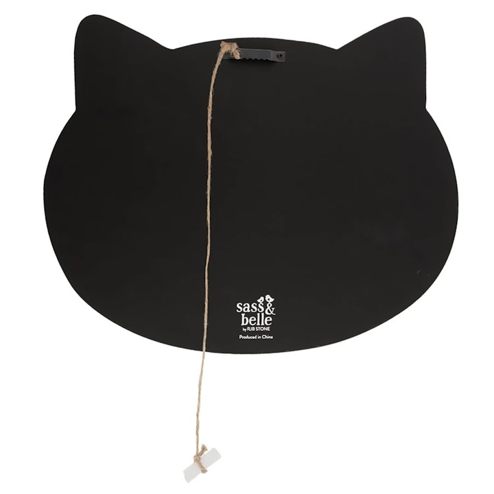 Tabla de desenat copii, Sass & Belle, model pisica, negru