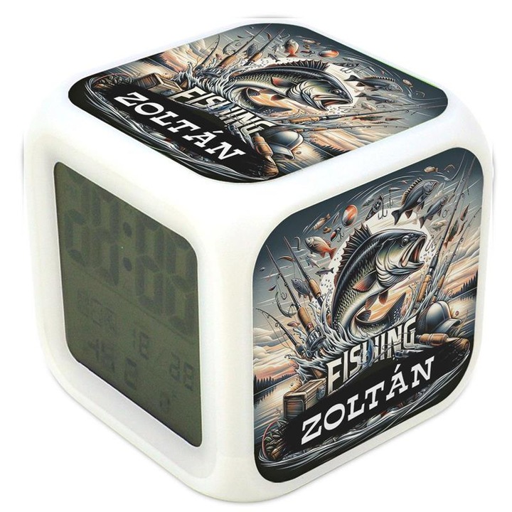 Ceas desteptator luminos pecas care schimba culoarea Zoltan