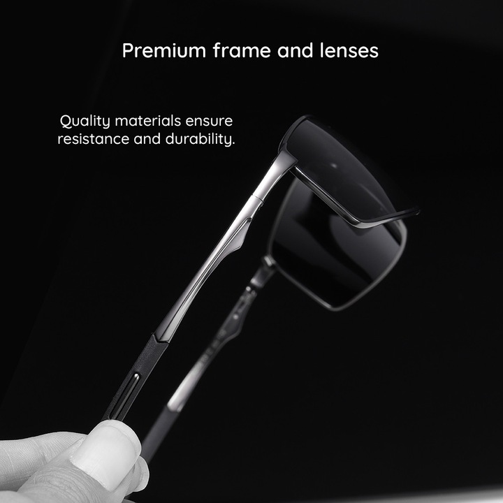 Ochelari de Soare pentru Barbati - Techsuit (559) - Gun Color / Photochromic