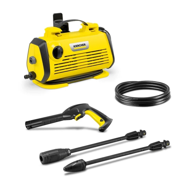 Aparat de spalat cu presiune, 1600 W, 380 l/h, 12 bari, capacitate de curatare 20 m²/h, grad de protectie IPX5, 49.3 x 29.3 x 25.8 cm