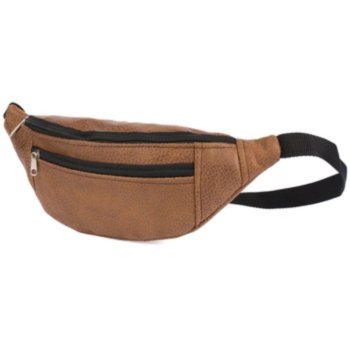 Мъжка чанта, Beltimore, еко кожа, 36 x 12 x 6,5 см, кафява