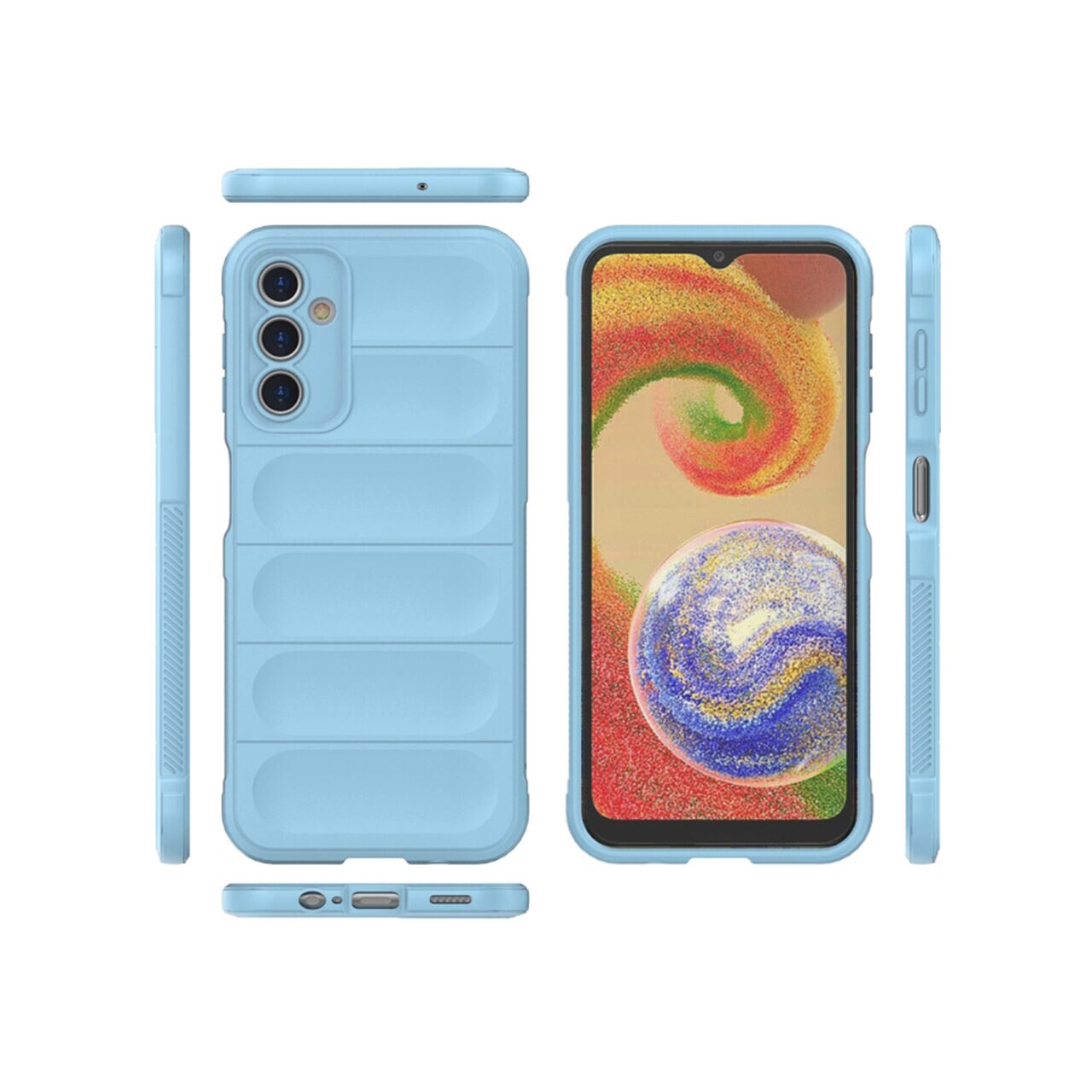 Husa pentru Samsung Galaxy A14 A145 / A14 5G A146, Techsuit, Magic Shield, Bleu