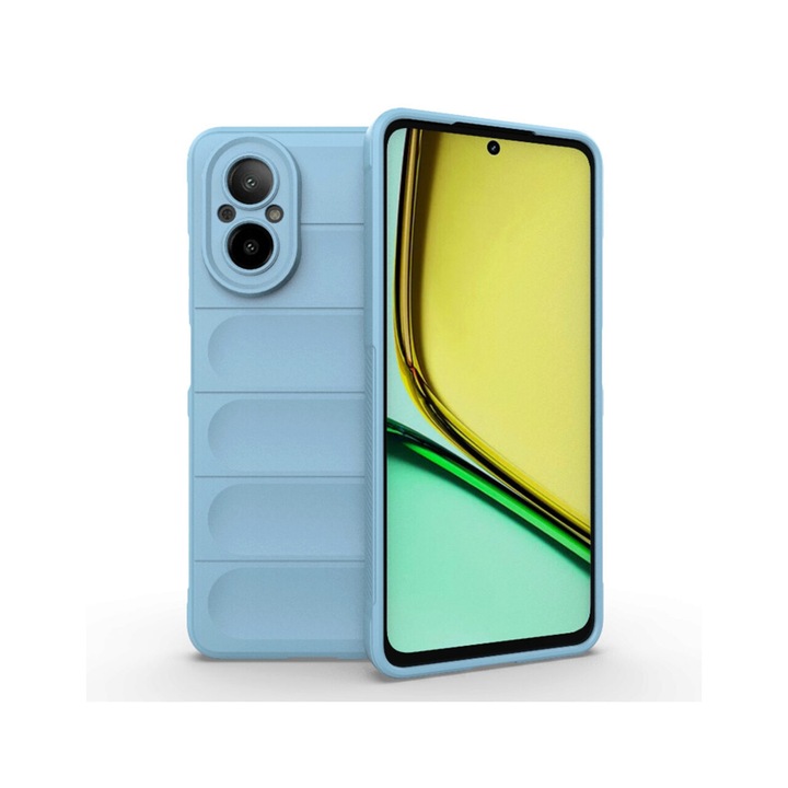 Кейс за Realme C67 4G, Techsuit, Magic Shield, Син