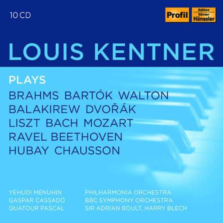 Louis Kentner - Plays Brahms, Liszt,.. (10CD)
