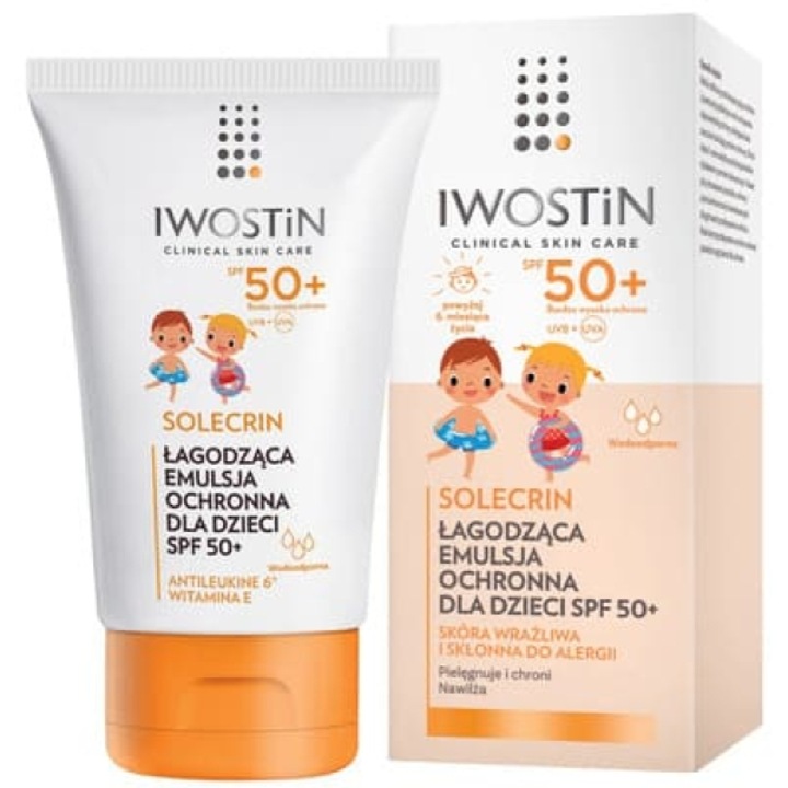 Emulsie protectie solara Iwostin Solecrin, pentru copii peste 6 luni, SPF 50+, 100ml