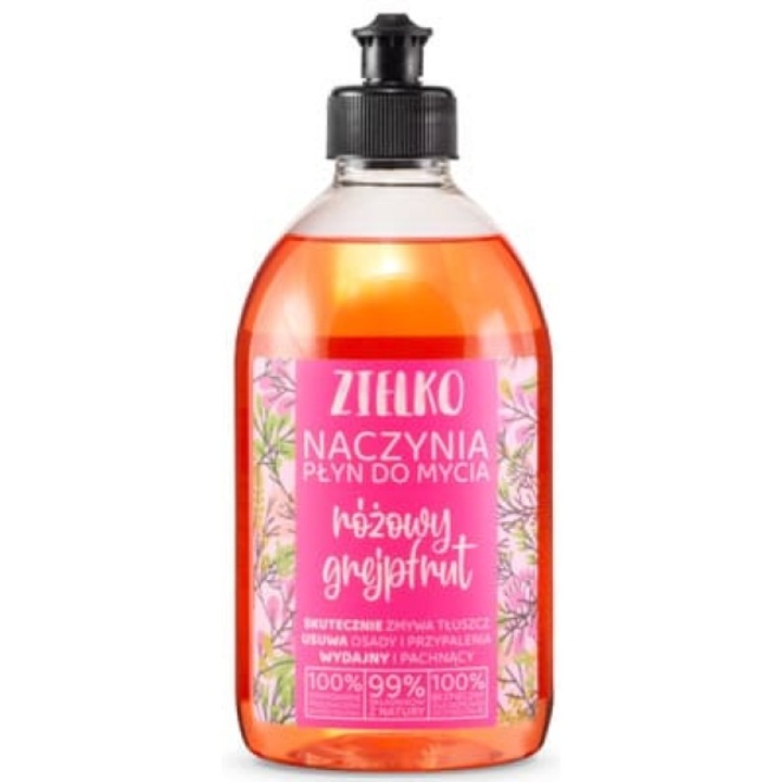 Mosogatószer, Zielko, grapefruit rózsaszín, 500 ml