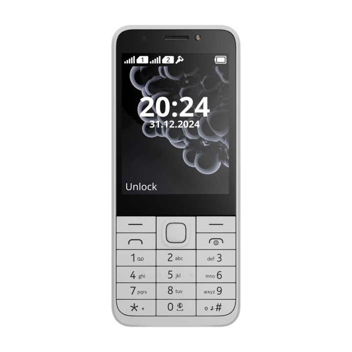 Nokia 230 (2024) mobiltelefon, DS, Fehér