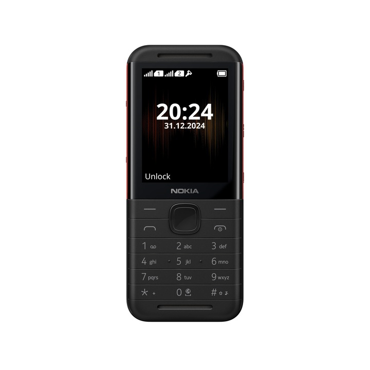 Nokia 5310 (2024) mobiltelefon, DS, Fekete/Piros