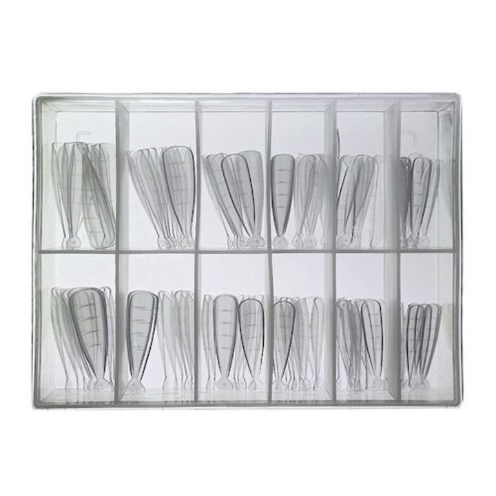 Set 120 Piese Poly Gel Reutilizabile pentru Unghii, Nail Art, Multicolor