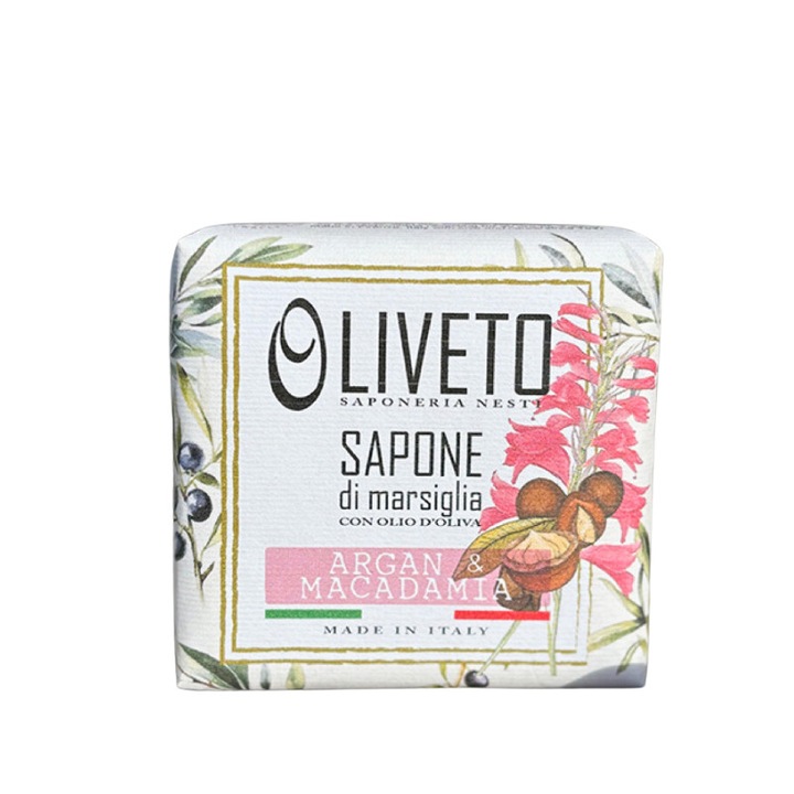 Saponeria Nesti - Oliveto - натурален сапун от арган-макадамия - 200 гр
