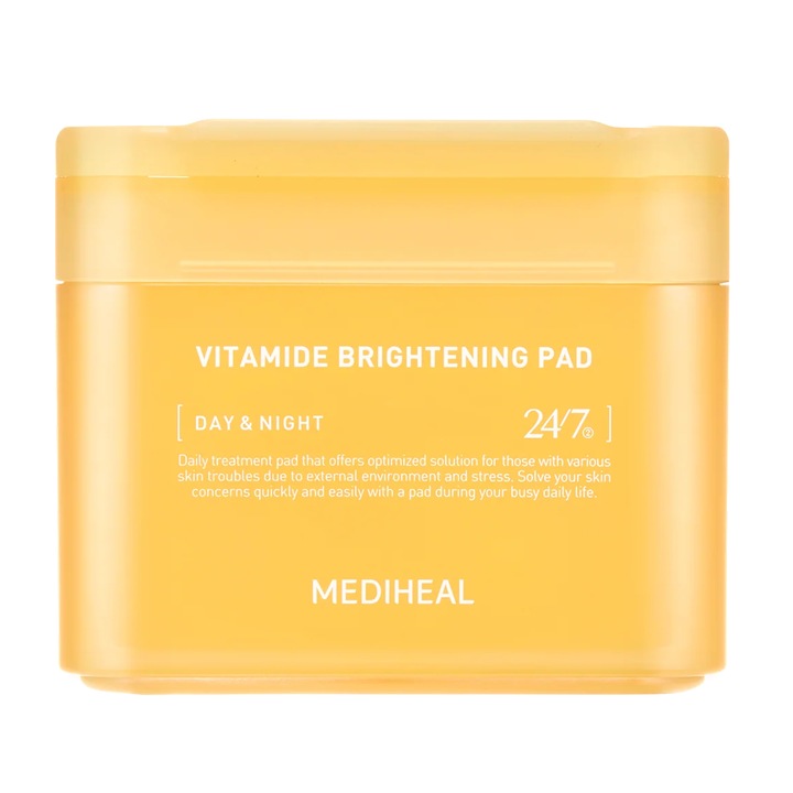 Dischete faciale Vitamide Brightening Pad, MEDIHEAL, 100 buc