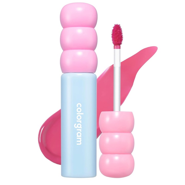 Colorgram Fruity Glass Lip Tint Lip Gloss 03 Soda Cool Peach