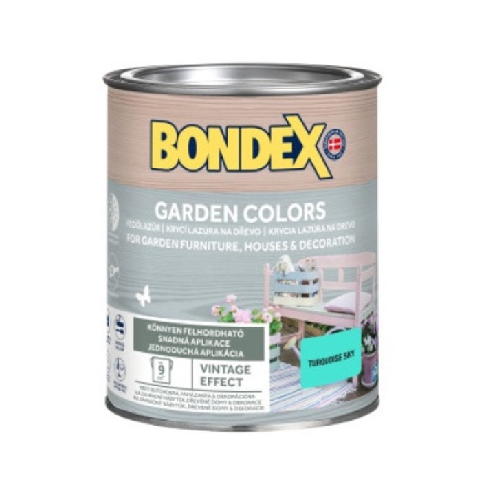 Bondex garden colors türkiz ég 0.75 l