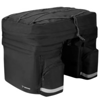 Geanta mare pentru biciclete multifunctionala Trizand, cu prelata de ploaie, 60 L