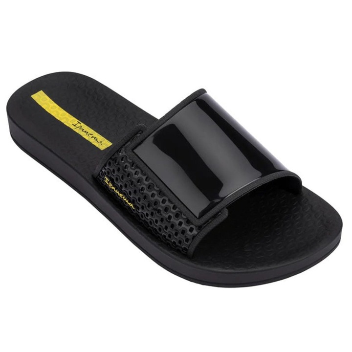 Papuci de plaja dama, Ipanema, Spuma, Negru, 39