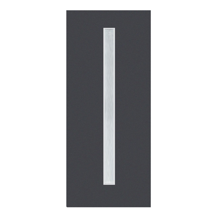 Panel ornamental PVC, model ELI, culoare Gri Antracit, grosime 44mm