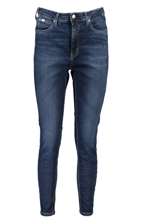 Дамски дънки, CALVIN KLEIN, 88% памук, 2% еластан, син, 27402, Син
