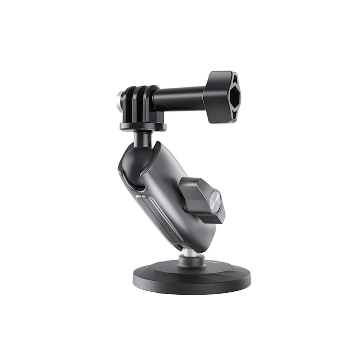Магнитна вендуза, Telesin CMM-001, Регулируемо рамо, Съвместим с GoPro Hero, DJI Osmo Action, Insta 360 X3, X4