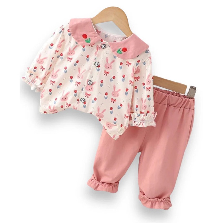 Compleu roz pentru fete CORI