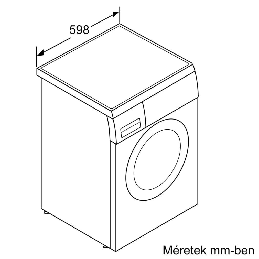 Masina de spalat incorporata Bosch WUU28T62BY Serie 6 cu incarcare frontala, 9 kg, SpeedPerfect, Hygiene Plus, clasa energetica A, usa Inox-neagra