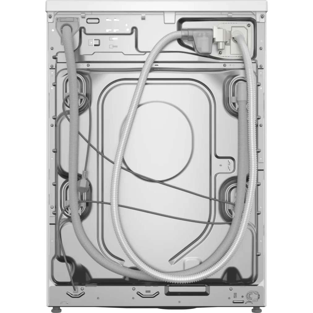 Masina de spalat cu uscator Bosch WNG254A9BY Serie 6, 10,5 kg spalare, 6 kg uscare, dozare automata i-DOS, Clasa energetica: D (spalare+uscare), A (doar spalare), usa alba din otel inoxidabil