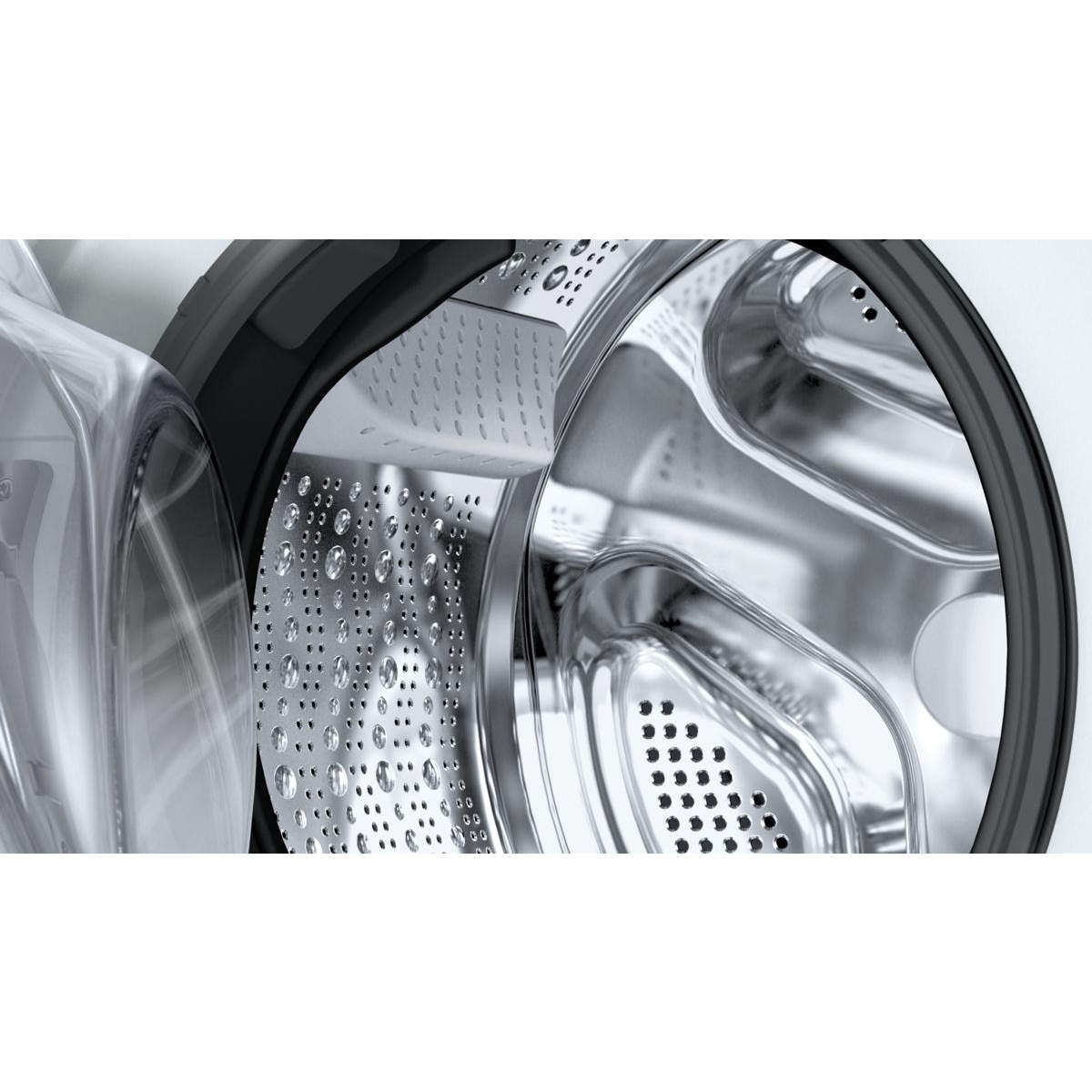 Masina de spalat cu uscator Bosch WNG254A9BY Serie 6, 10,5 kg spalare, 6 kg uscare, dozare automata i-DOS, Clasa energetica: D (spalare+uscare), A (doar spalare), usa alba din otel inoxidabil