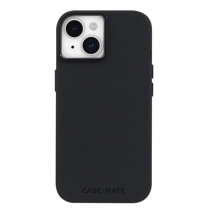 Apple iPhone 15 / iPhone 14 / iPhone 13 telefonnal kompatibilis telefontok, Case-Mate Silicone MagSafe, antibakteriális védelem, ütésálló, fekete