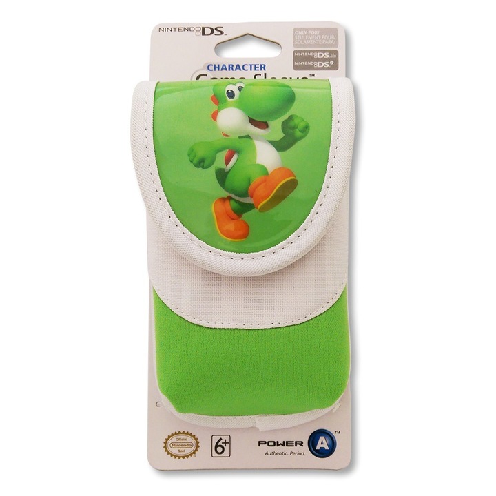 Husa consola gaming PowerA Yoshi, verde-alb, pentru Nintendo DSi/DS Lite