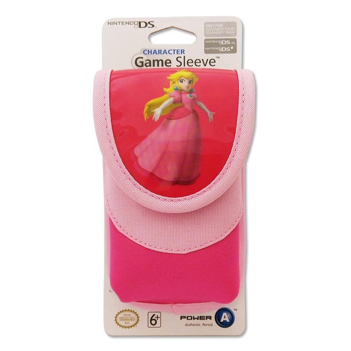 Husa Consola Gaming PowerA Princess Peach, roz, pentru Nintendo DSi/DS Lite