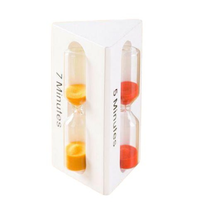 Clepsidra QttvbTna, alb, 3/5/7 minute