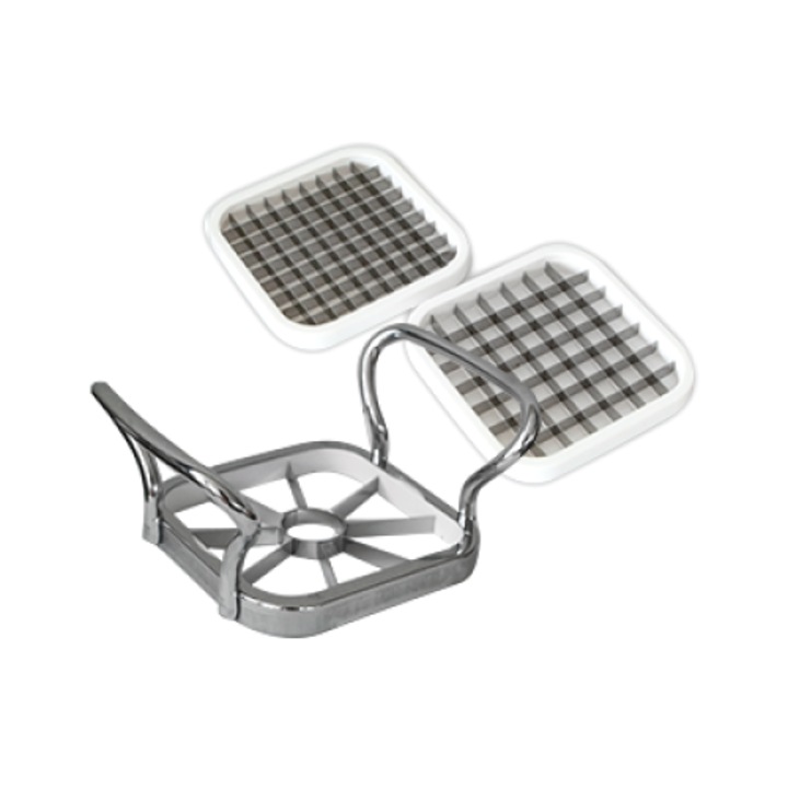 Резачка за плодове HORECANO, ръчна, с 3 представки, 15x10xh14cm