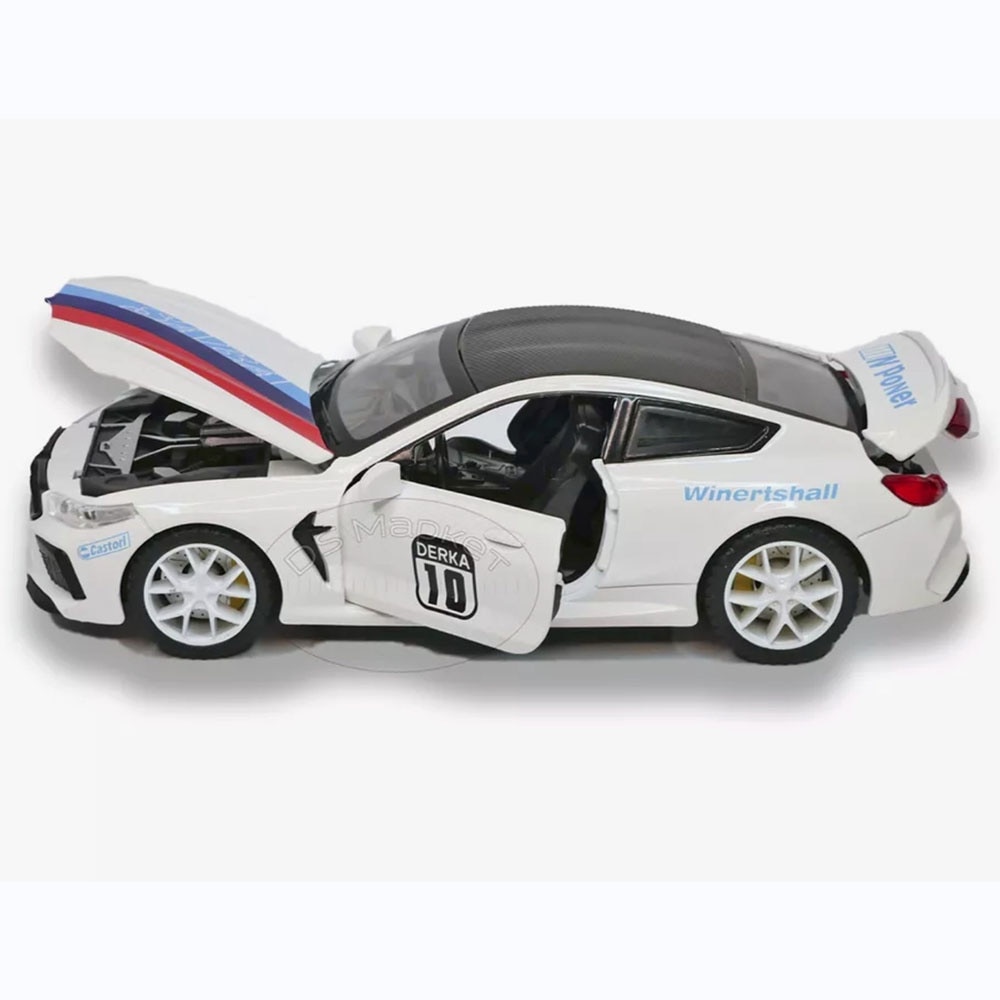 Masina metalica, BMW M6 Sport, Alb, 1:32 - eMAG.ro