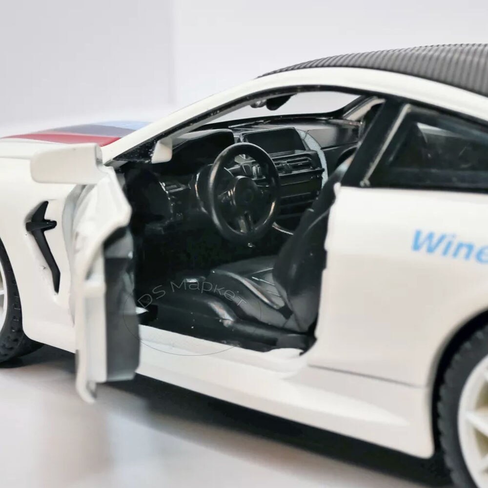 Masina metalica, BMW M6 Sport, Alb, 1:32 - eMAG.ro