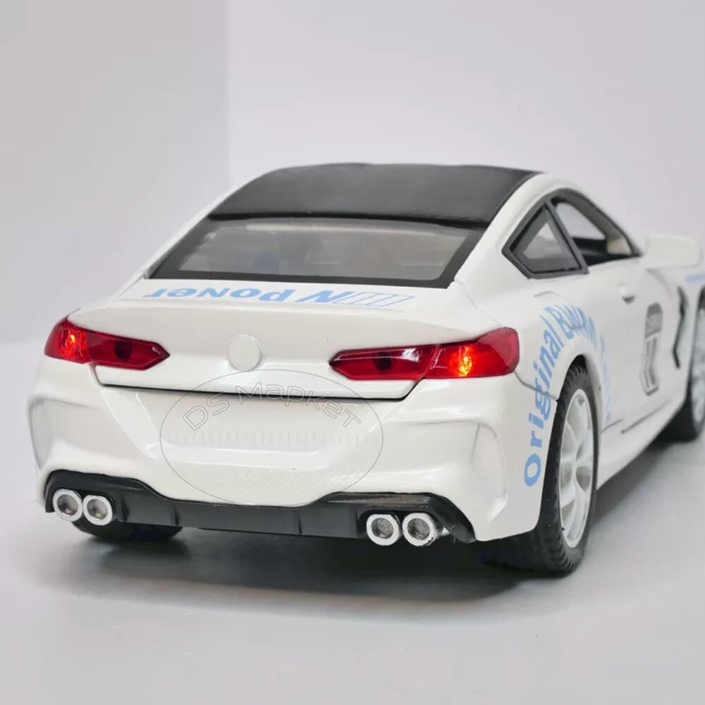 Masina metalica, BMW M6 Sport, Alb, 1:32 - eMAG.ro