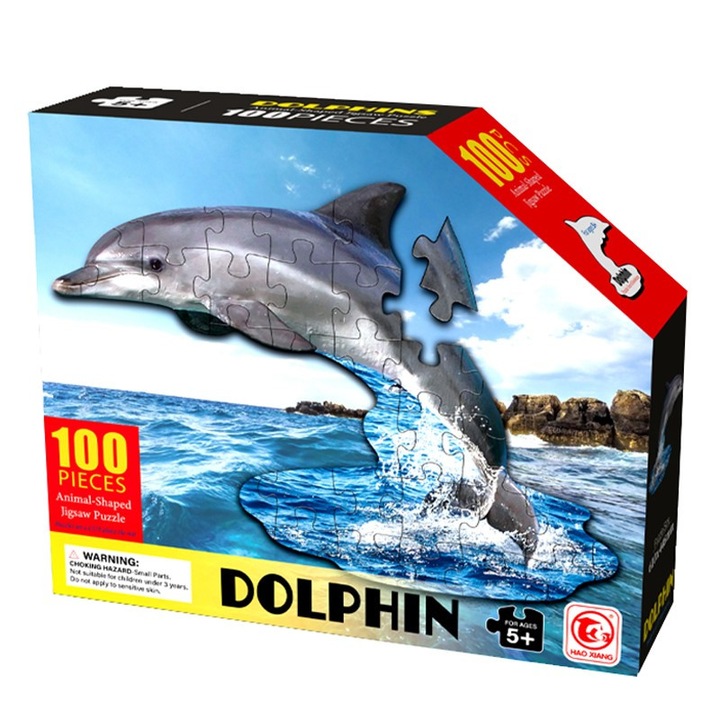 Delfin puzzle, 100 darab
