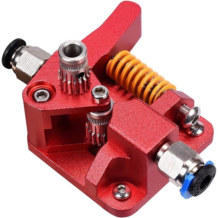 Extruder imprimanta 3D, Chucai, Dual Gear, din metal, arc reglabil, pentru Ender 3 V2/Pro/Neo, Ender 5, CR10, Voxelab Aquila